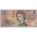 AUSTRALIA 1992 . FIVE 5 DOLLARS BANKNOTE . FRASER/COLE . CONSECUTIVE PAIR . FIRST PREFIX